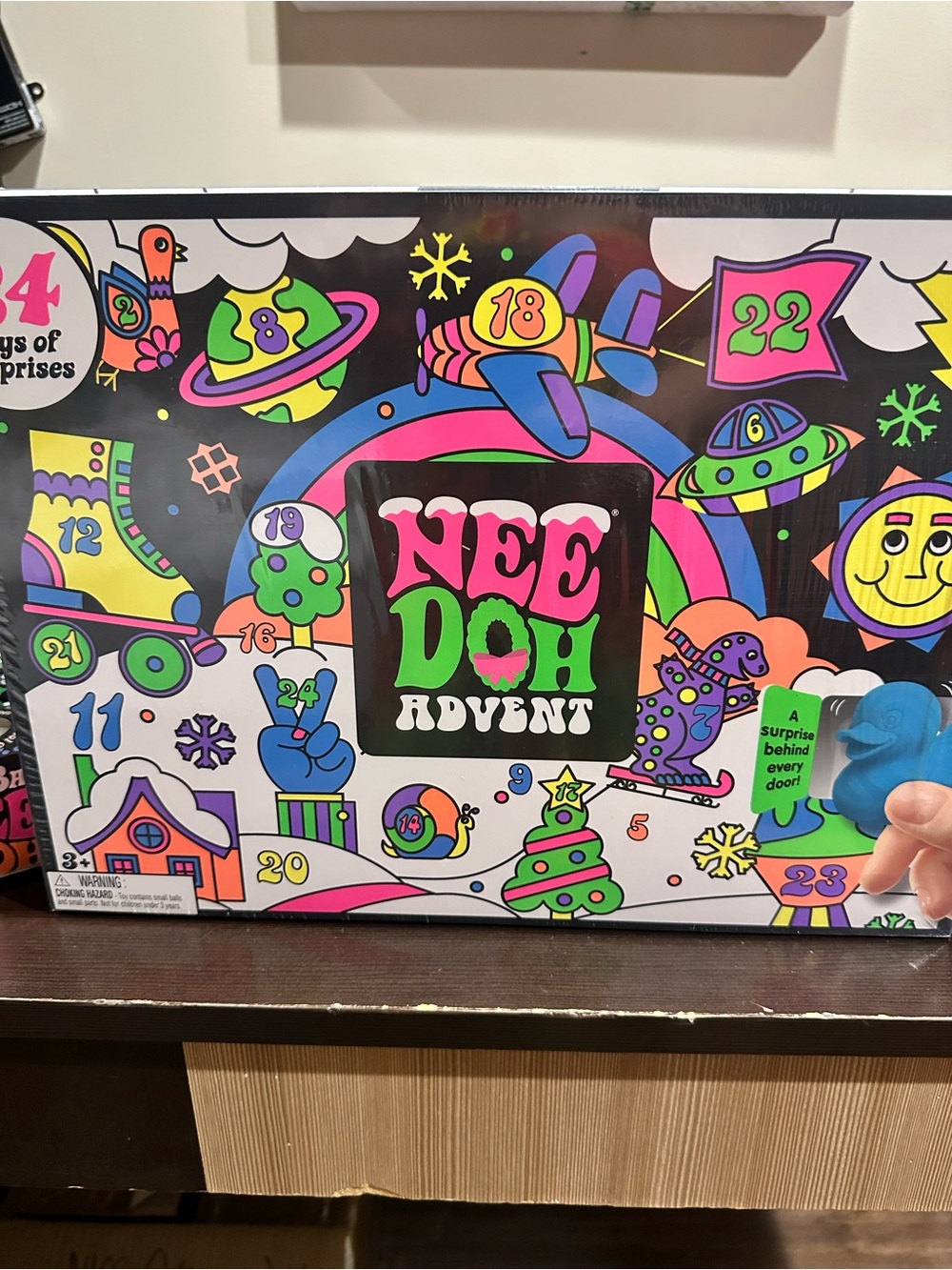 Nee Doh Advent Calendar Kids Toy - Multicolor